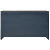 TREXM Storage Bench with Removable Basket and 2 Drawers, Fully Assembled Shoe Bench with Removable Cushion (Navy)