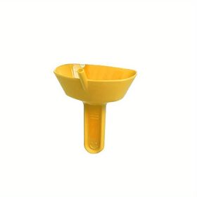 1pc New Drip-Proof Popsicle Rack Drip Free Ice Pop Holder Mess Free Frozen Treats Rack Popsicle Holder With Straw (Color: Yellow)